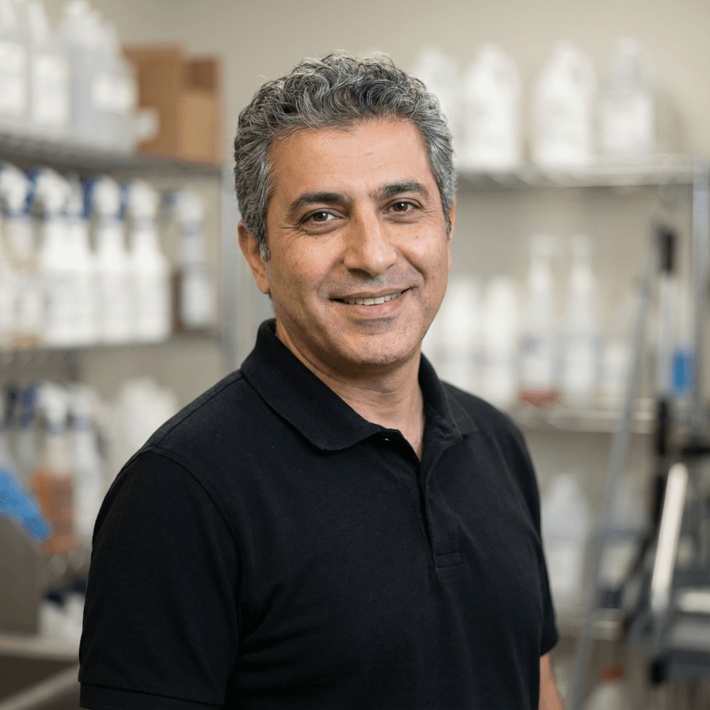 Gato naranja durante limpieza de oídos profesional